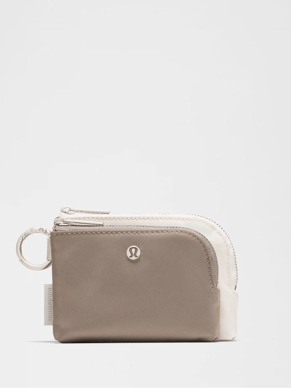 Lululemon Double Zip Clippable Card Case Wallet